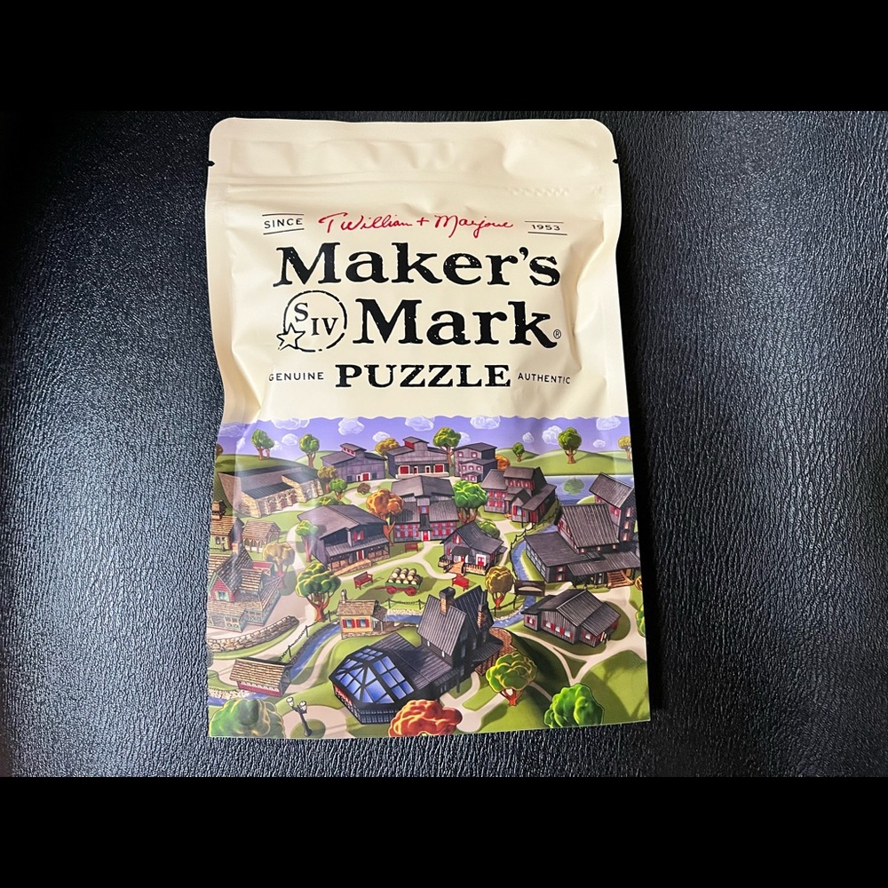 Great Gift - New Maker’s Mark Genuine Jigsaw Puzzle